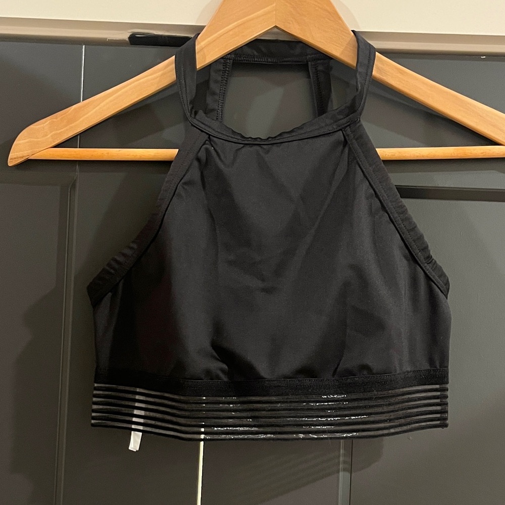Black Halter Sports Bra- Victoria Sport